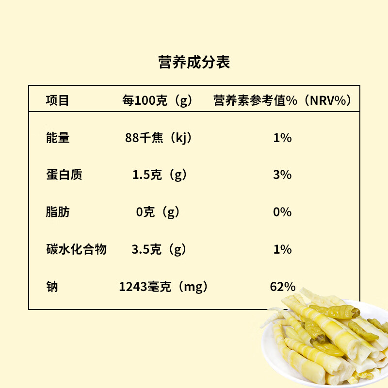 素味居 泡椒笋尖500g 泡椒竹笋脆笋笋尖网红酸笋零食小吃手剥笋开袋即食