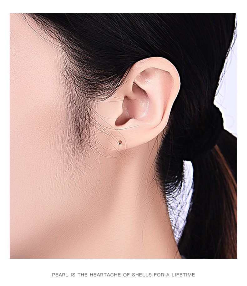 Dijing Tea Leaf Ear Sticks, Ear Piercing Ear Studs, Tea Leaf Sticks to Prevent Ear Clogging, Invisible Tea Leaf Sticks, Ear Protection to Prevent Plugging, Sleeping without Removing, for Newly Pierced Ears 9