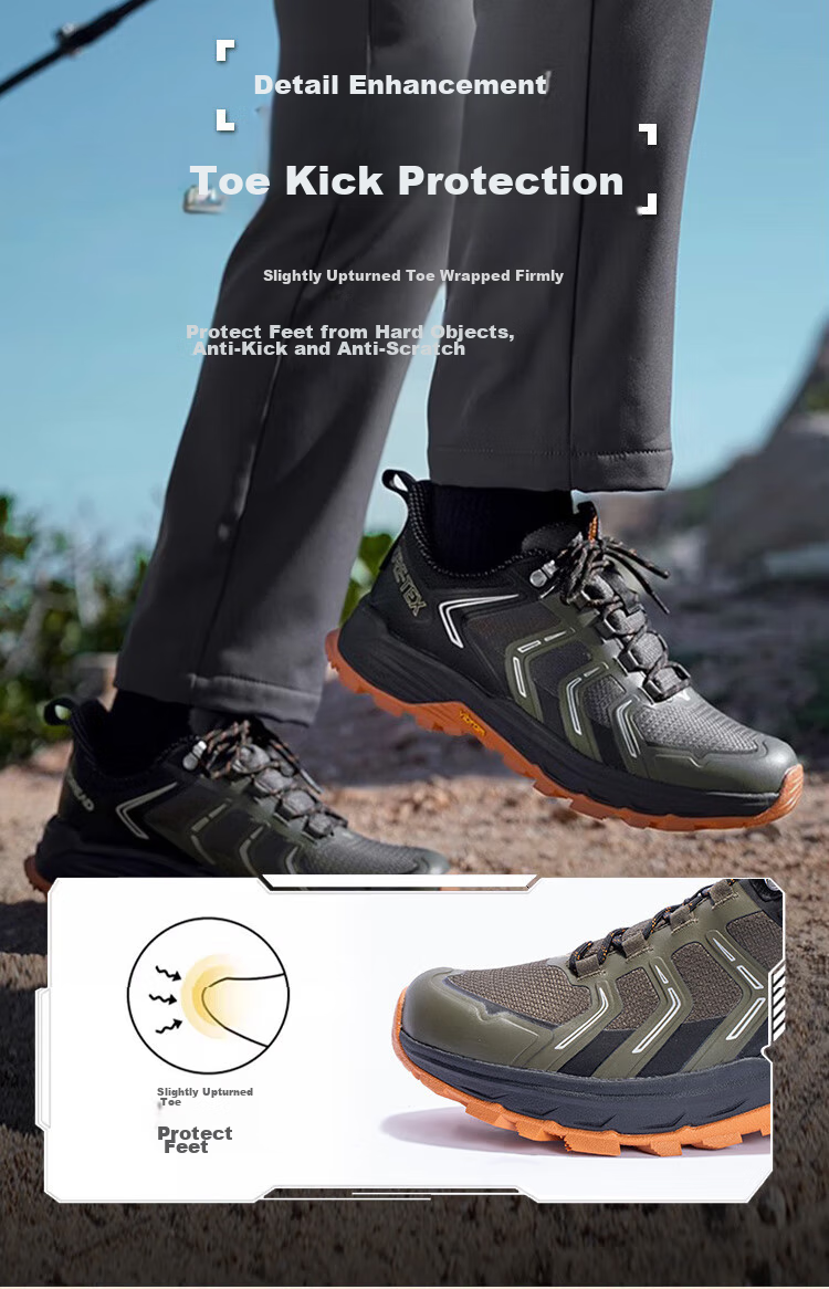 TOREAD Waterproof Hiking Shoes, Autumn And Winter Men's Non-Slip Trail Mountaineering Shoes, Warm Grip Outdoor Shoes TFAACM91983 9