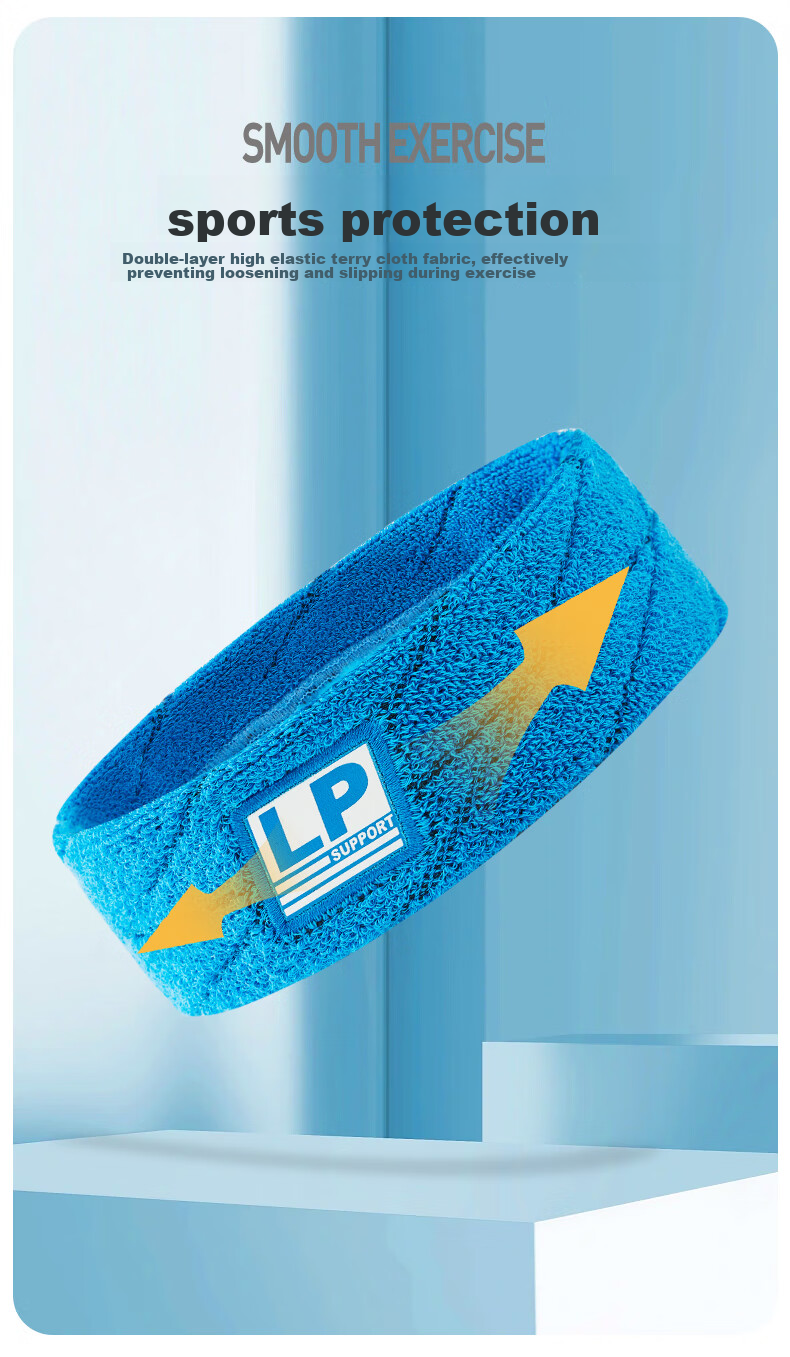 LP Sports Headband for Men And Women, Sweat-Absorbing Headband, Sweat-Stopping Band, Running Sweat-Guiding Band, Basketball Sweat-Proof Headband, Hair-Tying Band, Head Hoop 6
