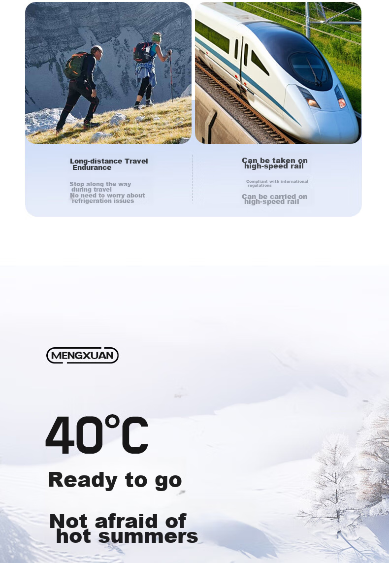 MENGXUAN Insulin Refrigerator Box, Portable Mini Fridge, Rechargeable Personal Cooling, Interferon Growth Hormone Outdoor Cooler 15