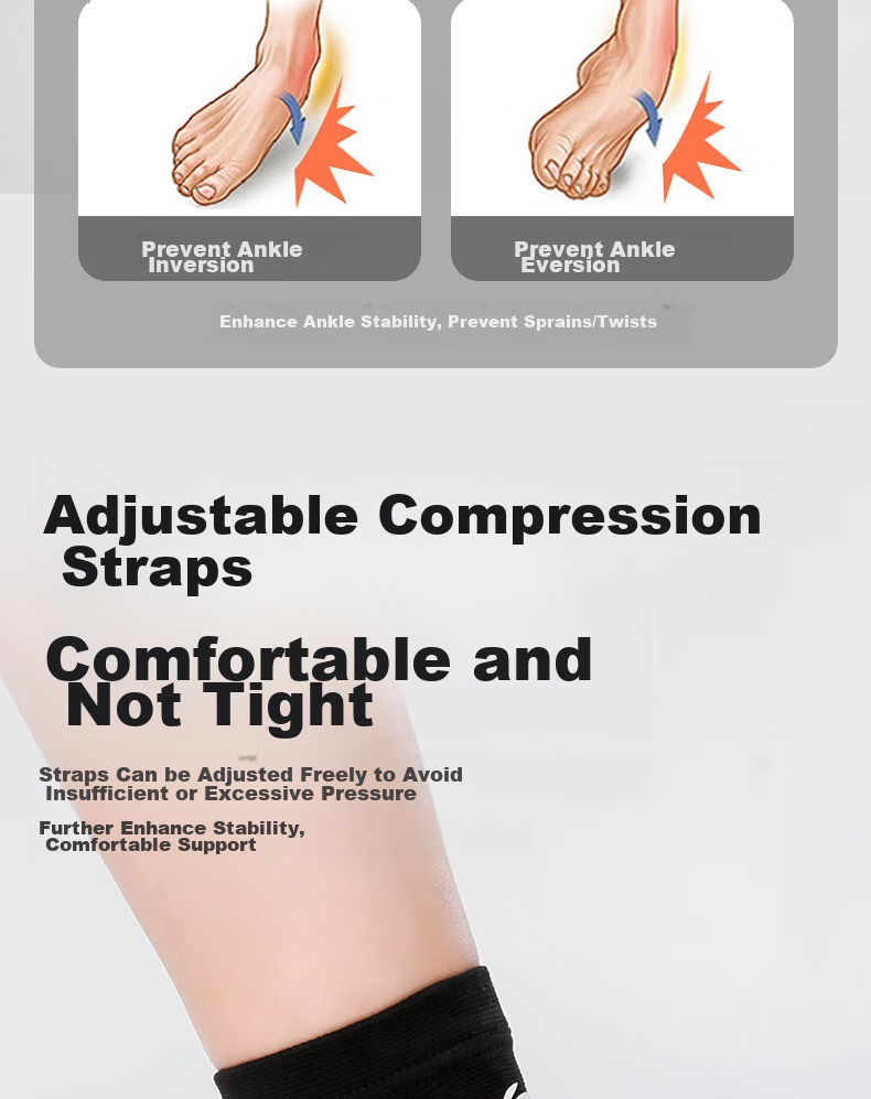 Li-Ning Ankle Brace, Sports Basketball Anti-Sprain Recovery Sleeve, Heel Protection Sleeve, Ankle Joint Fixation Brace 6