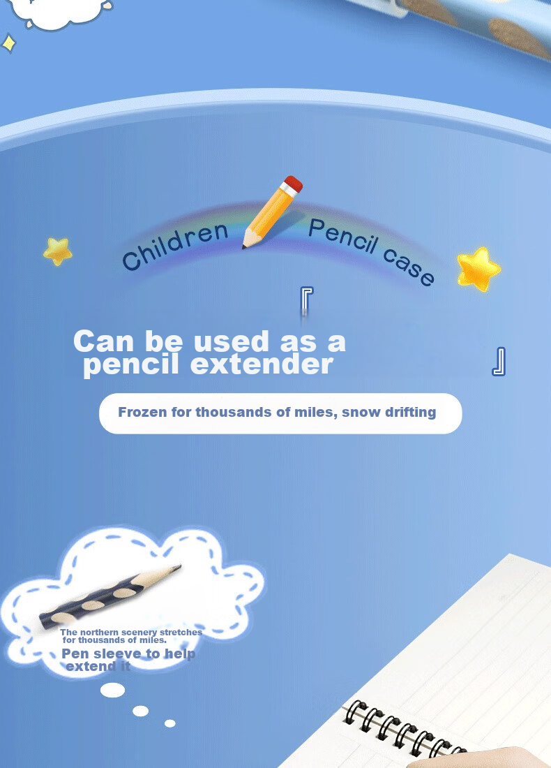 Licao Elementary School Pencil Caps, Anti-Puncture And Drop-Resistant, 30-Pack, Transparent Colorful School Supplies, Pencil Covers, Protective Caps 7