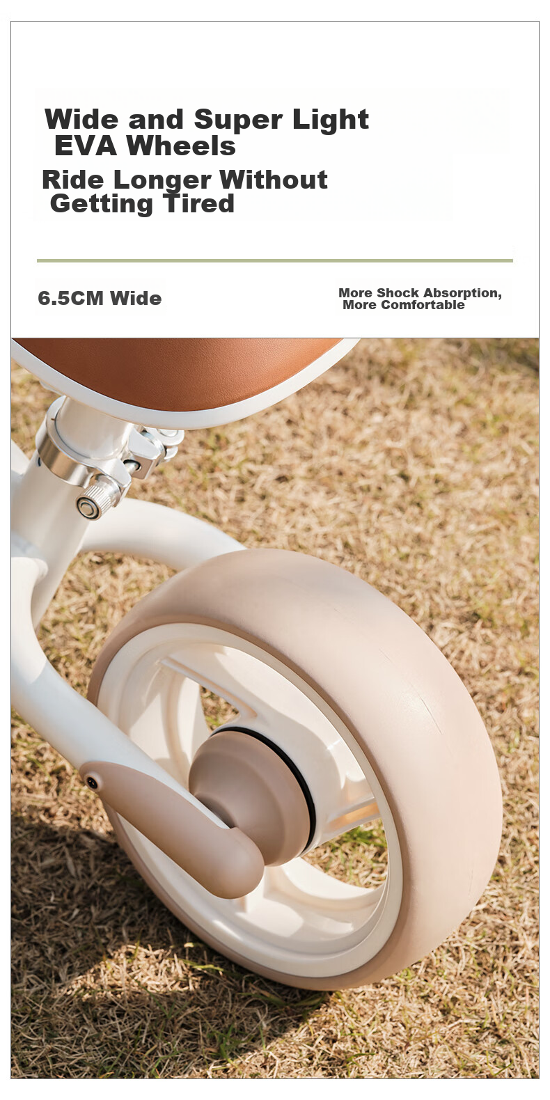 BG-BABYGO Children's Balance Bike for Ages 1-3 Kids' Bicycle Two-Wheel Scooter Pedal-Free Glider Toy, New Leaf Gree 10