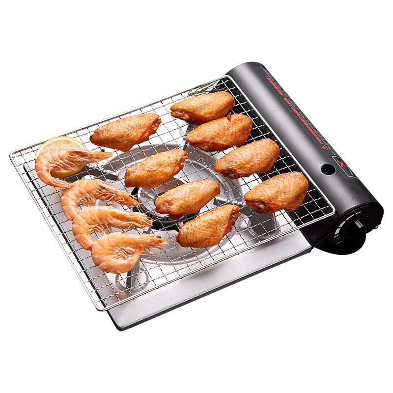 Suncojia Grilling Rack, Barbecue Grill, Grilling Mesh, Barbecue Grill, Barbecue Stand, Barbecue Accessories, Charcoal Grilled Meat Mesh, Two Pieces