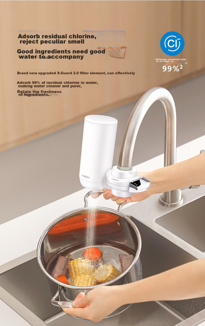PHILIPS Faucet Water Purifier Original Ultrafiltration And Sterilization Filter Cartridge WP3921/00 (Compatible with Water Purification Faucets AWP3866/AWP3876/AWP3877/WP3811) 12