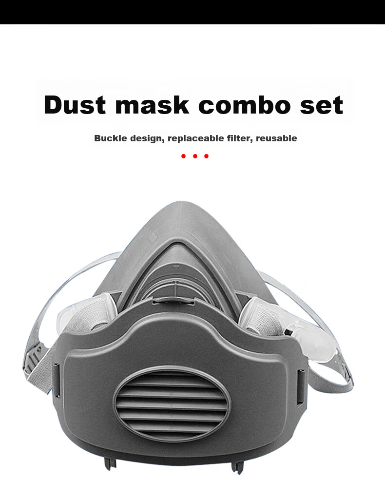 Leyoubaiyi 3701CN Activated Carbon Fabric 6-Layer Dust Mask KN95 Filter Cotton, 20 Pieces, for Dust/oil Particles, Grinding Welding Workers 13