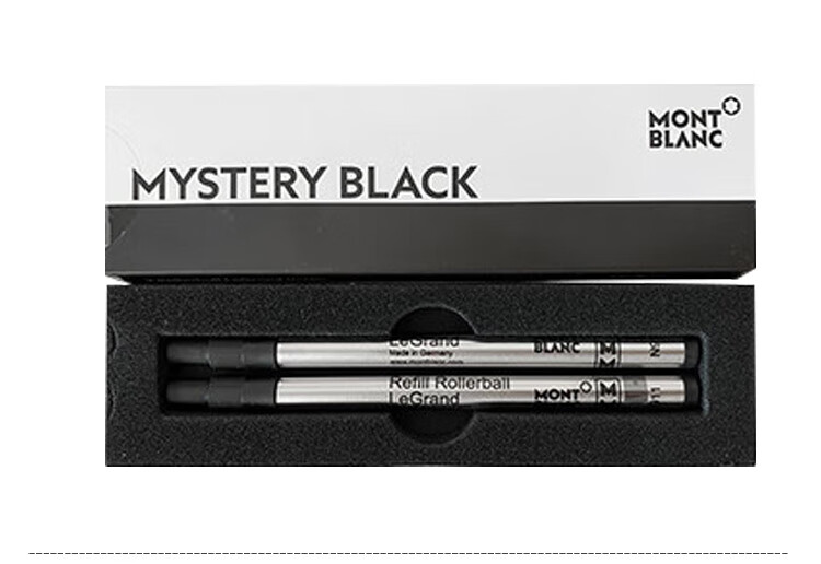 MONTBLANC Meisterstück 162 Signature Pen Black Ink Refill M Tip 2-Pack 128225 [Gift] 7