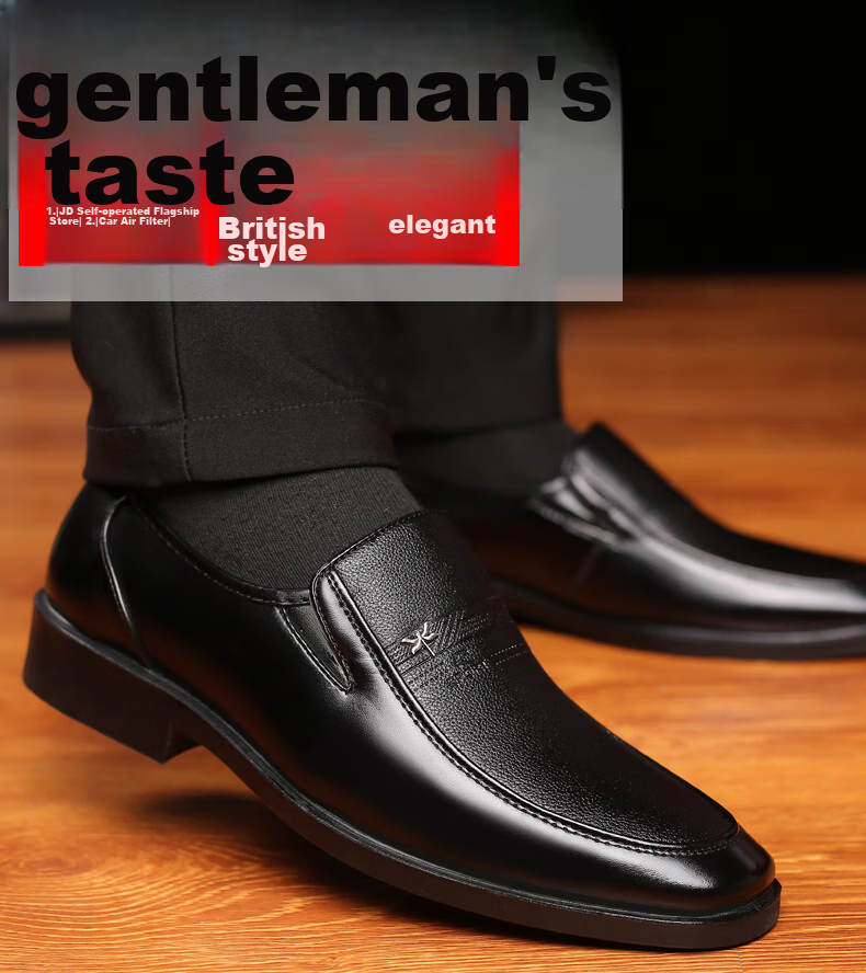 CARTELO Men's Leather Shoes, Business Casual Shoes for Spring, Comfortable Dad Shoes with Soft Soles, Driving Shoes for Men, 1202 Black, Size 38 4