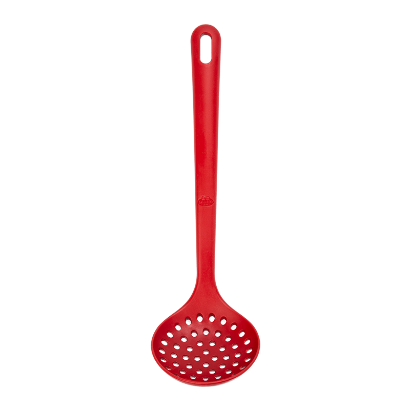 BALLARINI Silicone Strainer, Non-Stick Pan Specific Large Strainer, Food Grade Heat Resistant Household Soup Ladle, Dumpling Skimmer, Noodle Scoop