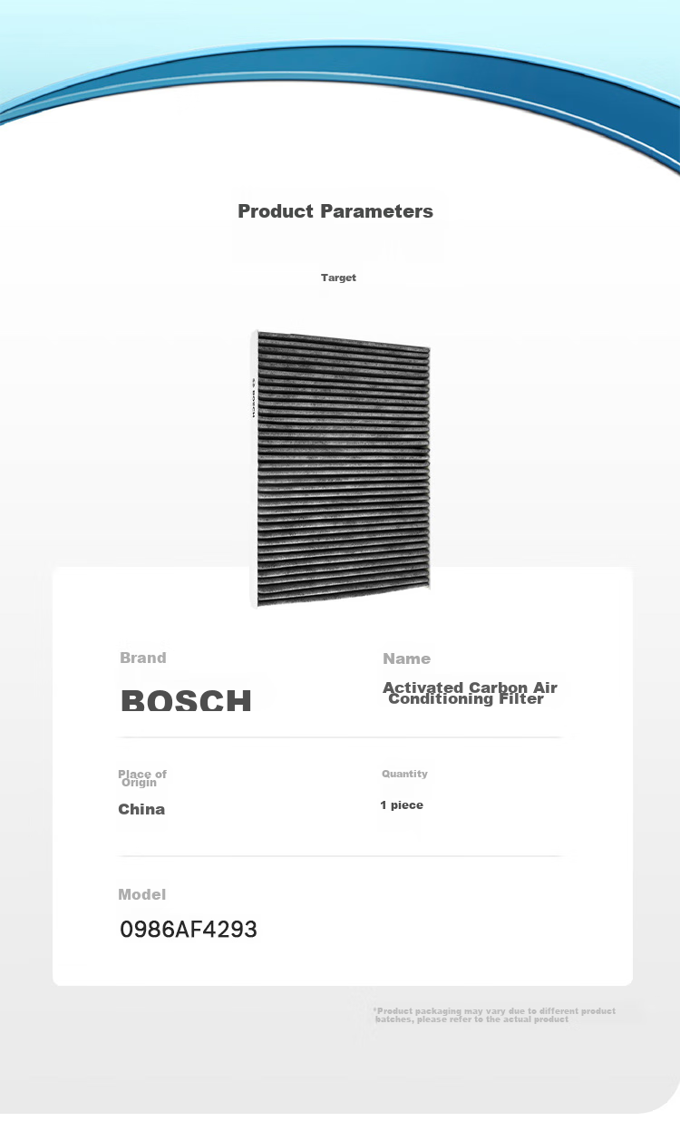 BOSCH Air Conditioning Filter Element 4293 for Mazda6, Atezi, Ruiyi CX-4/CX Red Flag H5 HS5 E-QM5 9