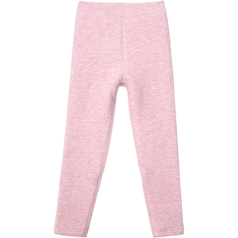 Jiusuiban Children's Thermal Pants, Girls' Autumn And Winter Three-Layer Thickened Fleece-Lined Cotton Pants, Sweat-Absorbing Sports Leggings for Older Childre