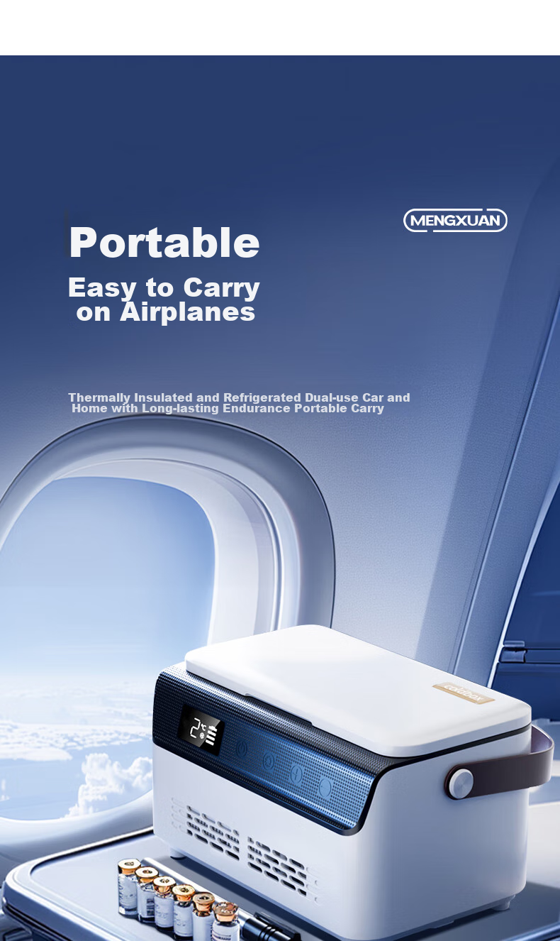 MENGXUAN Insulin Refrigerator Box, Portable Mini Fridge, Rechargeable Personal Cooling, Interferon Growth Hormone Outdoor Cooler 13