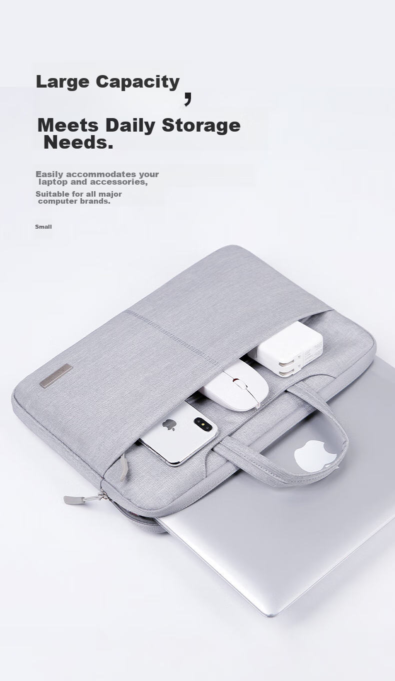 DiYiGongFang Laptop Bag Suitable for Huawei MateBook 14, Handheld Bag for Apple MacBook 13-Inch Sleeve, Protective Case for Lenovo Xiaoxin Air/Pro, Unisex 4