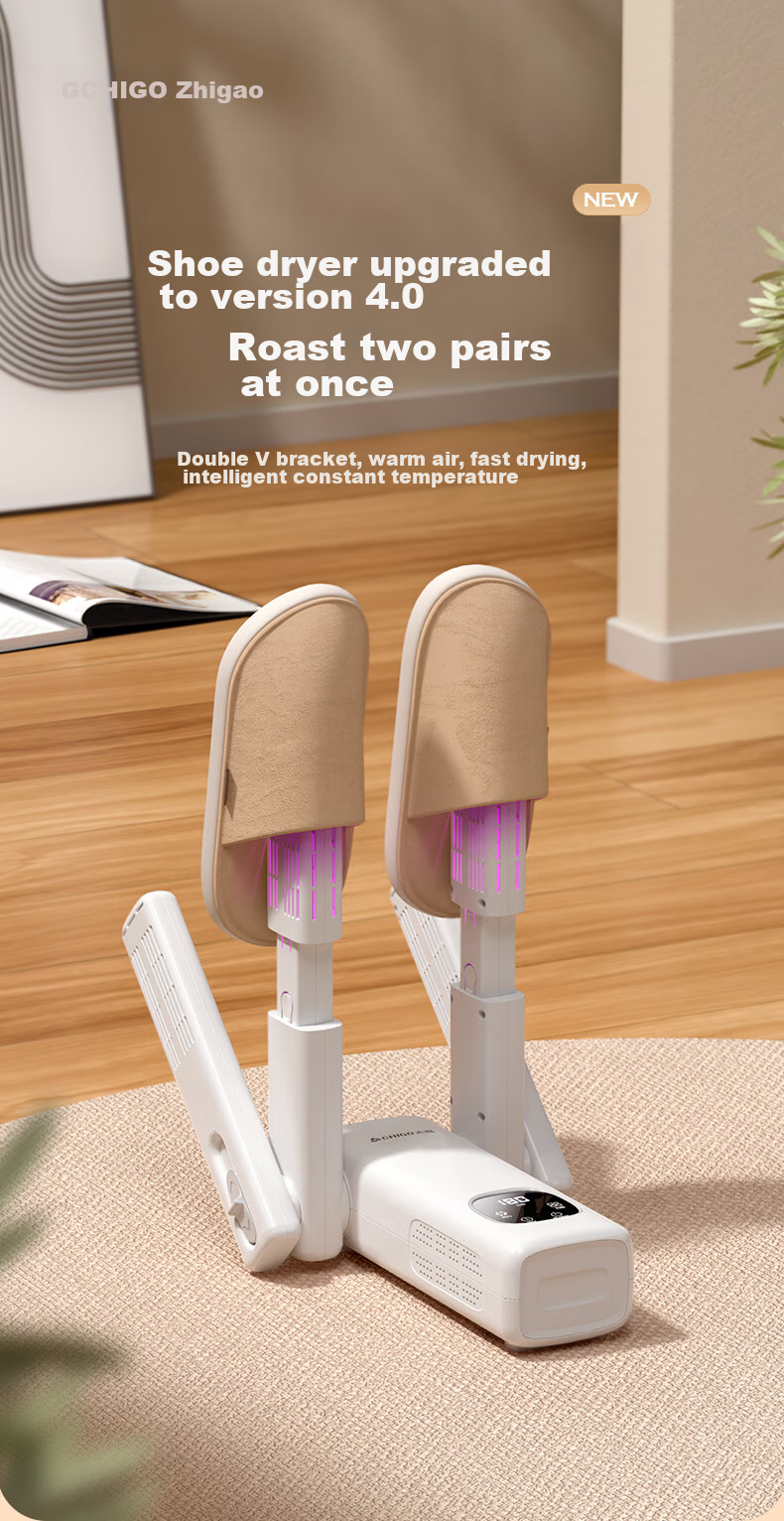 CHIGO Shoe Dryer, Deodorizer And Sterilizer, Multi-Functional Home Shoe Heater, UV Light Universal Shoe Warmer 5