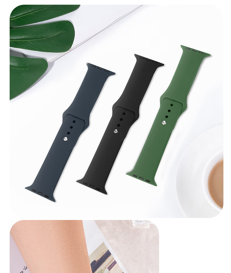 Weiqiantu Compatible with Apple Watch Series 12/11/10/9/8/7/6/ultra4/32, Sports Silicone Watch Band for Men And Wome 11