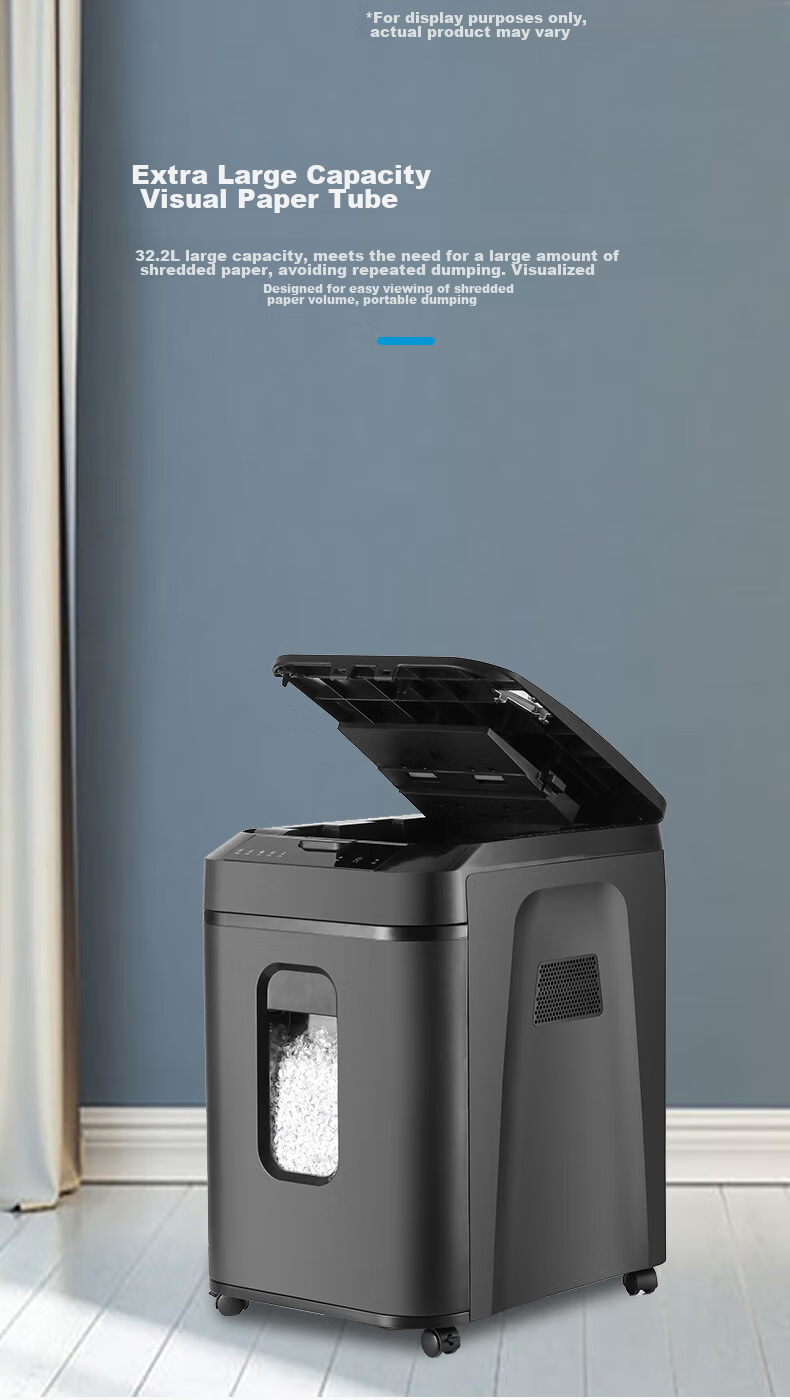 AURORA Level 4 Confidential Office Commercial Fully Automatic Paper Shredder (Automatic 120 Sheets, Continuous 60 Minutes, 32.2L Can Shred Cards And CDs) AS120CD 14