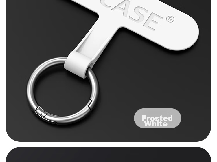 ESCASE Phone Lanyard Clip, Fixed Card Holder, Phone Case Clip, TPU Patch, Chain Connector Pad, Hanging Ring, Anti-Loss Device, PT-M03Pro Pink 15