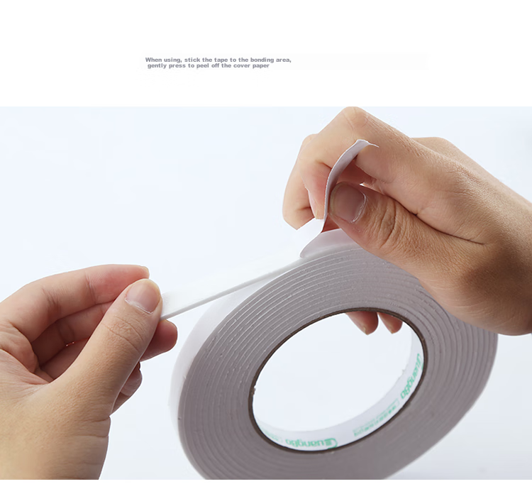 GuangBo High Adhesion, 6 Rolls, 36mm*5y, 4.57 Meters/roll, Double-Sided Foam Tape, Office Supplies, HM-11 6
