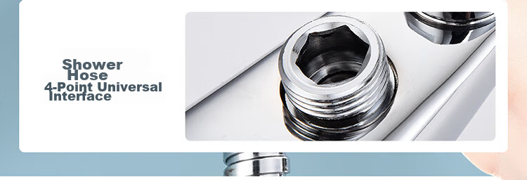Larsd Shower Faucet Mixer Valve Set, Bathroom Cold And Hot Three-Way Shower Switch, Bathtub Mixer Faucet LD10203 13