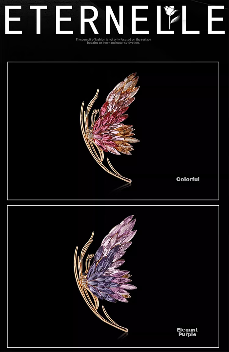 Eternelle French Original Design Brooch, 2026 New Butterfly Corsage, High-End Luxury Birthday Gift 10