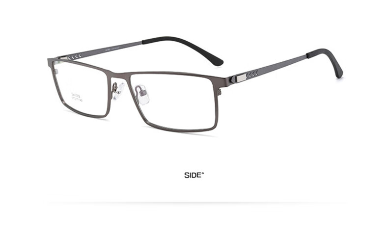 DRATRA Men's Stylish Business Nearsighted Glasses with Blue Light Protection, Prescription Available, Astigmatism Correction, Photochromic Square Frame, Ultra-Light And Non-Prescriptio 8