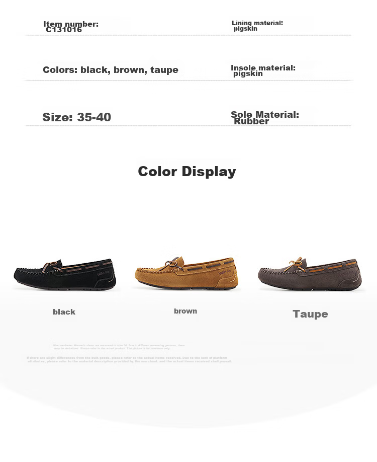 Walker Shop Aokasuo Casual Shoes for Women, Single Shoes, Soft-Soled Loafers for Office, Slip-On Flat Loafers for Women C131016 6