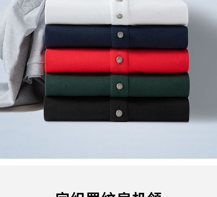 LIMENG Men's Short Sleeve T-Shirt Summer Solid Color 100% Cotton Polo Shirt Light Gray 4XL 2