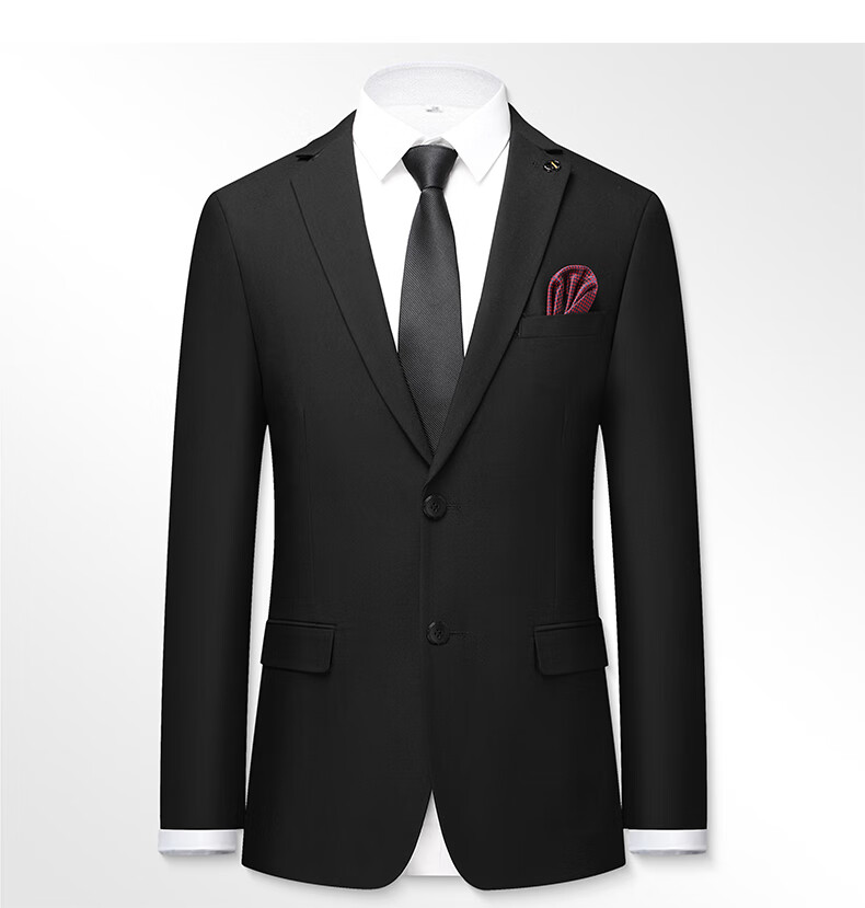 FIRS Men's Suit Set, Slim Fit Professional Formal Wear, Business Attire for Groomsmen And Groom, Wedding Attire for Me 17