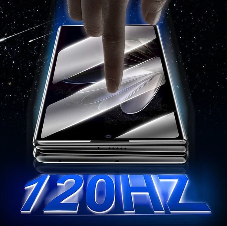 ESCASE Xiaomi MixFold3 Tempered Glass Screen Protector for Fold2 Phone, Foldable Screen Front Film, Outer Screen Curved Full Coverage Ultra-Thin Shatterproof Glass Film, Fingerprint-Resistant High-Definition Protective Film 4