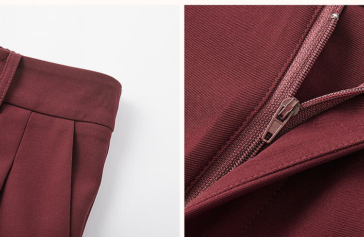 Dme [Zhi Gan Suit Set] Spring And Autumn Classic Buckle-Up Top with Long Pants, Women's Business Suit Two-Piece Set 10