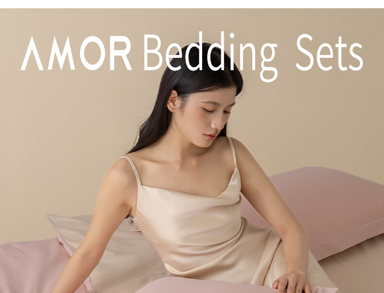 AMOR Antibacterial Class A 100-Count Cotton Brushed Four-Piece Bedding Set Pure Cotton Winter Duvet Cover Fitted Sheet Gem Blue Standard 6