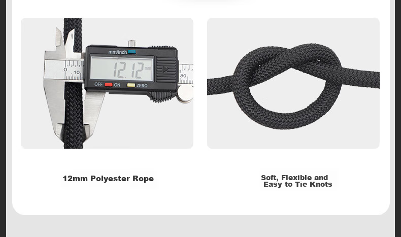 Geermu Single-Waist Safety Belt with Small Hook, 1.8 Meters, National Standard Electrical Safety Rope with Hook GM3617 18