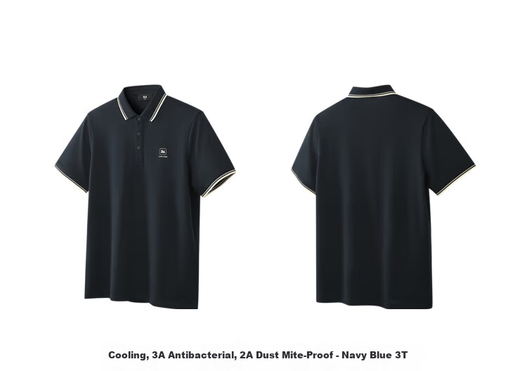 HLA Short-Sleeve Polo Shirt for Men, Zhonghua Dragon Series, Turn-Down Collar, Plus Size, Cool-Feeling Short Sleeves for Me 28