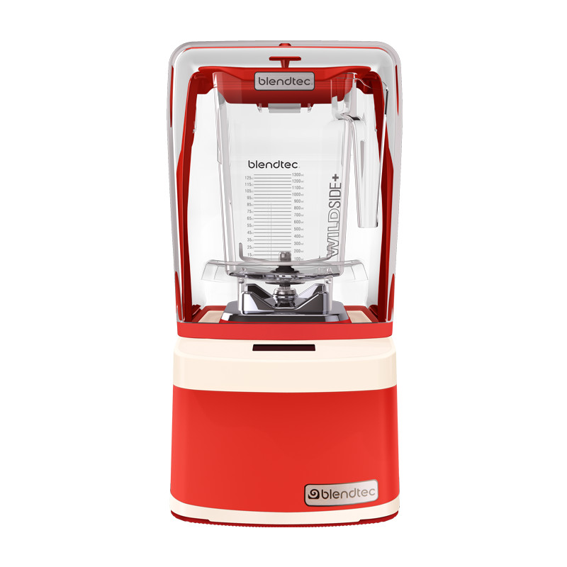 Blendtec Home High-Speed Blender, Imported from USA, Low Noise, Physical Heating, 1800W, Chinese Touch Control, 800ml Capacity, China Red