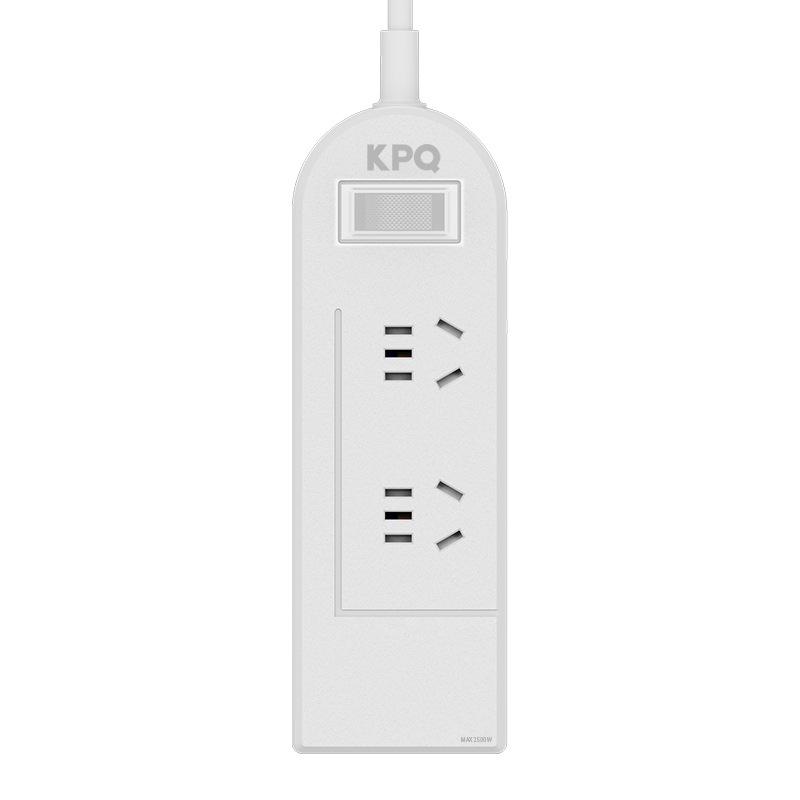KPQ Zero-Contact KPQ Non-Electric Shock Socket, IPX9 Waterproof, Overload And Short Circuit Protection, Outdoor Rainproof, Kitchen And Bathroom Moisture-Proof, Child Anti-Electric Shock DF02+3USB, Total Length 1.6 Meters