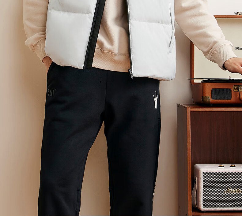 361° Men's Down Vest Autumn Winter New Waterproof Warm Sports Casual Running Stand Collar Jacket 652544401-4 8