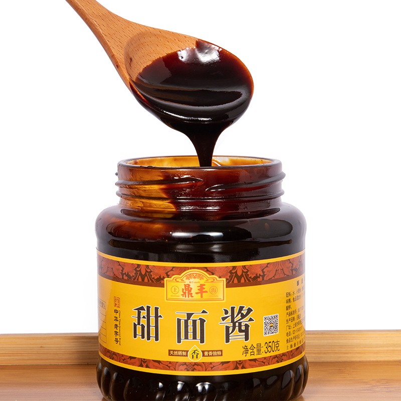鼎丰 调味酱 甜面酱350g 天然晒制 烤鸭蘸酱烧烤酱 中华老字号