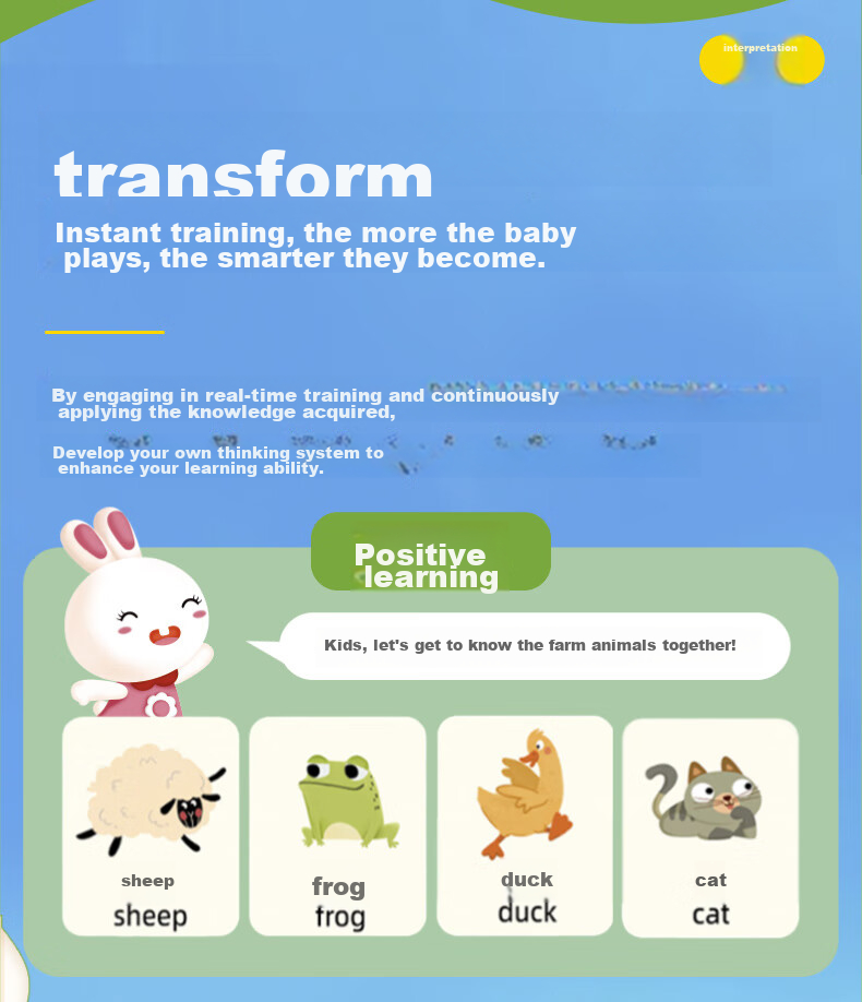 Huohuotu Thinking Machine, Logical Reasoning Training Device, Children's Early Education Machine, Learning Machine, Point-Reading Machine, Toy for Boys And Girls, Birthday Gift 13