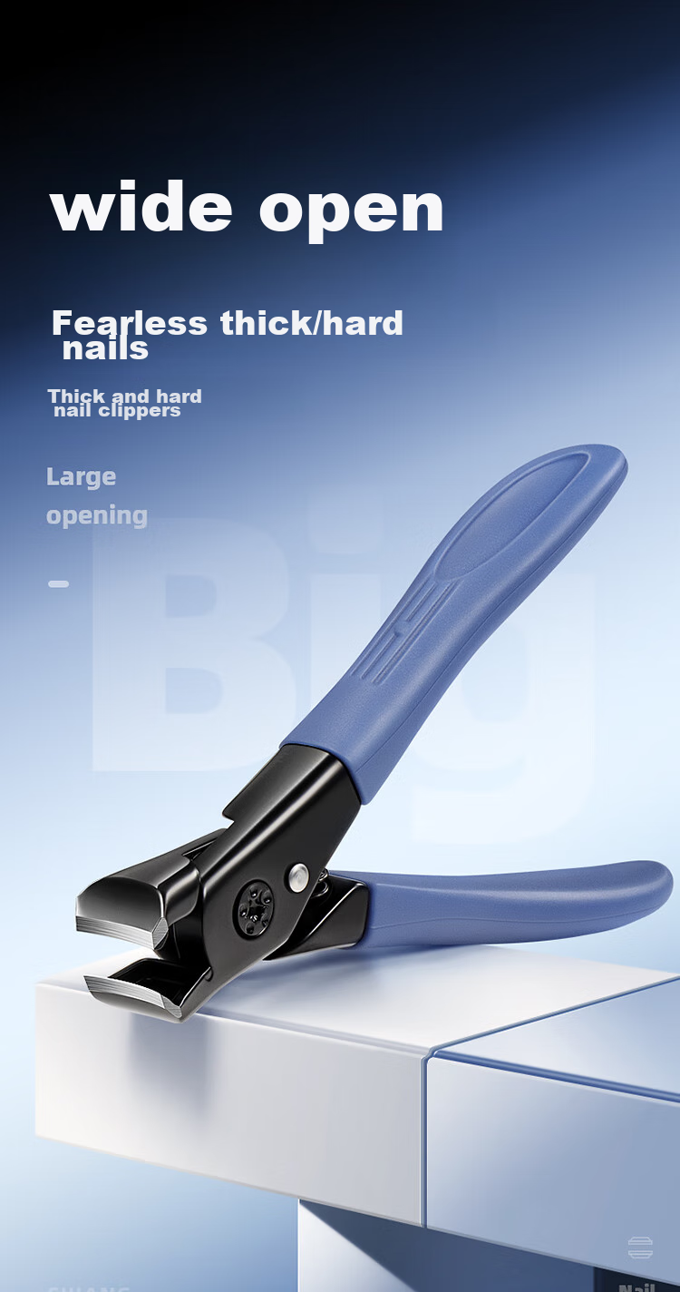 Sijiang Nail Clippers, Large Size, Ingrown Toenail Trimmer, Household Straight-Edge Nail Cutter for Men, Single Pack of Two 1