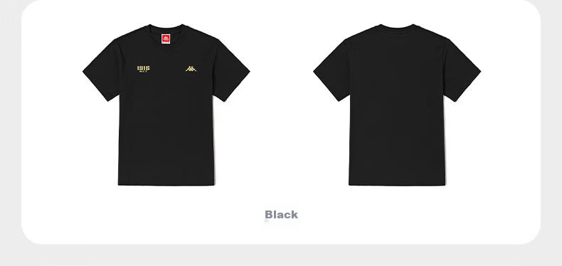 Kappa Back-to-Back Sports Men's T-Shirt Short Sleeve 2026 New Pure Cotton Summer Running Top Women's K0D32TD21V 9