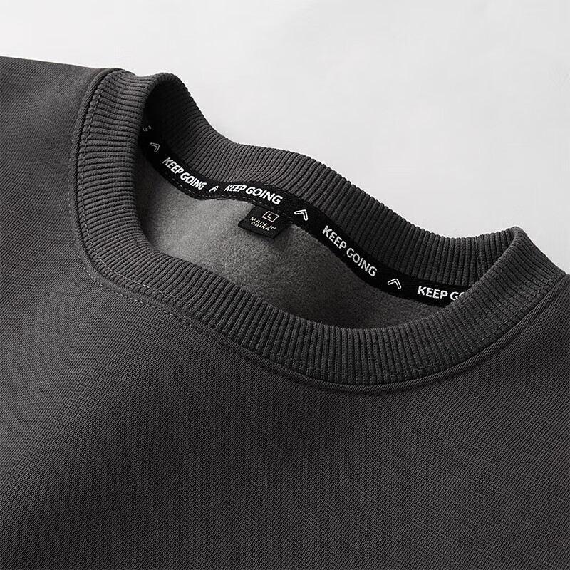GENIOLAMODE Fleece-Lined Sweatshirt for Men, Round Neck, Winter 2026 Latest Style, Thickened Warm Inner Layer Long-Sleeve T-Shirt