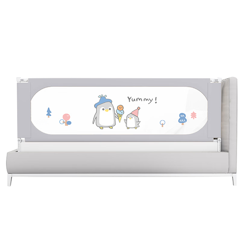 Bangbangzhu Bed Guard Rail, Baby Fall Prevention Barrier, Bedside Anti-Fall Fence, Crib Safety Rail, 2 Meters Single-Sided