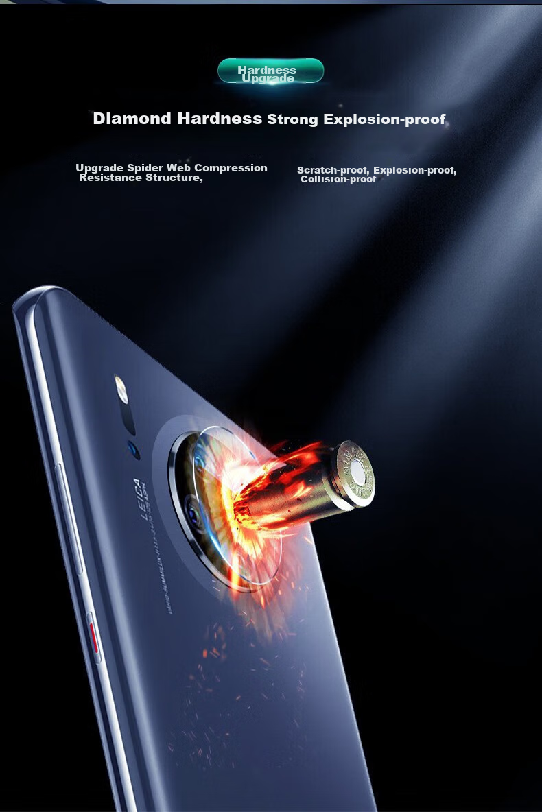 DIVI [2-Pack] Lens Protector for Huawei P50 Pro, Full Coverage High-Definition Glass Anti-Scratch Wear-Resistant Protective Film for Huawei Smartphone Camera 6