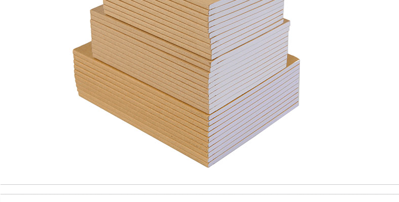 DiLe Premium Series 36K Work Manual Custom Notebook Kraft Paper Small Size Work Manual Journal Pocket Notebook 60 Sheets/book 4448-36K (Pack of 10) 3