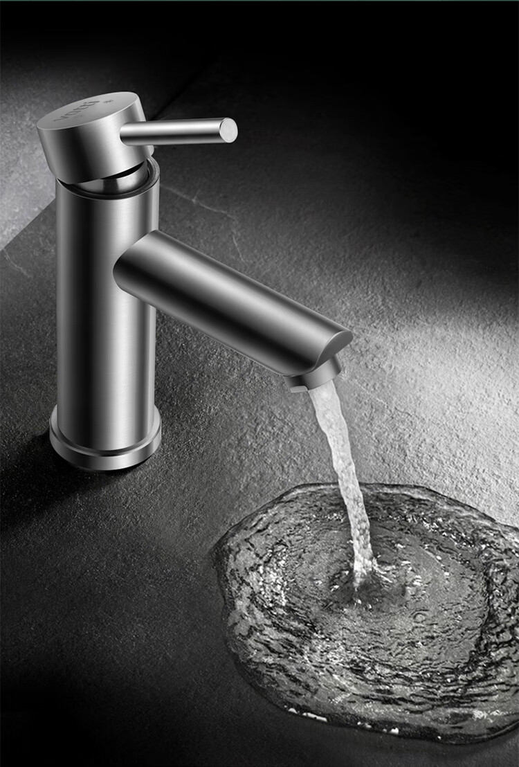 VATTI Basin Faucet, Washbasin, Face Basin, Bathroom Sink, Hot And Cold Stainless Steel Mechanical Arm, Swivel Rotatio 9