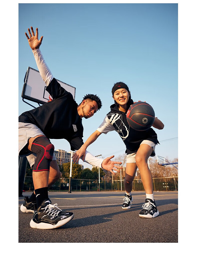 ANTA Basketball Size 7 Adult Competition Ball, Non-Slip, Wear-Resistant, Suitable for Cement Courts, Indoor And Outdoor Use, Professional Youth Basketball 17