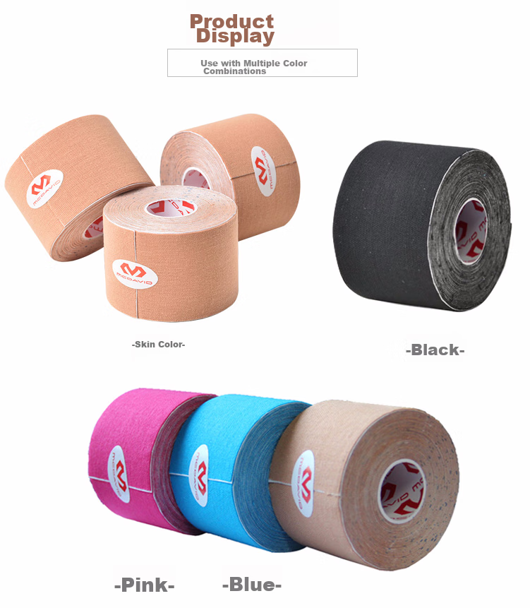 McDavid Kinesiology Tape Elastic Sports Bandage Muscle Adhesive Tape, Skin Color 4