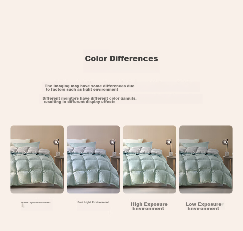 LUOLAI Home Textiles, down Comforter, 95% Goose Down, Machine Washable, Class A Anti-Mite, Warm Winter Duvet Insert, Approximately 4.3 Jin (2.15 Kg), Pink 20