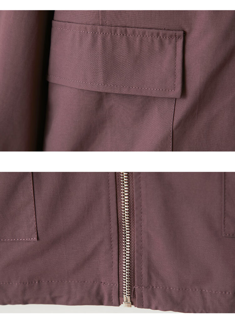 Dme [Yuan A Yuan Sa] Workwear-Style Stand-Up Collar Jacket, Casual Skirt Two-Piece Set, Back Slit, Slim-Fit Women's Outfit 9